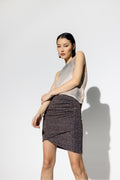 Minifalda Harry Lurex azul