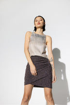 Minifalda Harry Lurex azul
