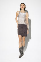 Minifalda Harry Lurex azul