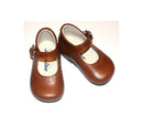 Chaussures Babies Charles Ix Alice À Boucle - Cuir Cognac - Fille