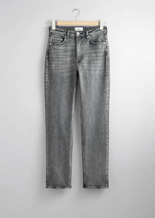 Vaqueros de corte slim S3(1) - Gris - Mujer