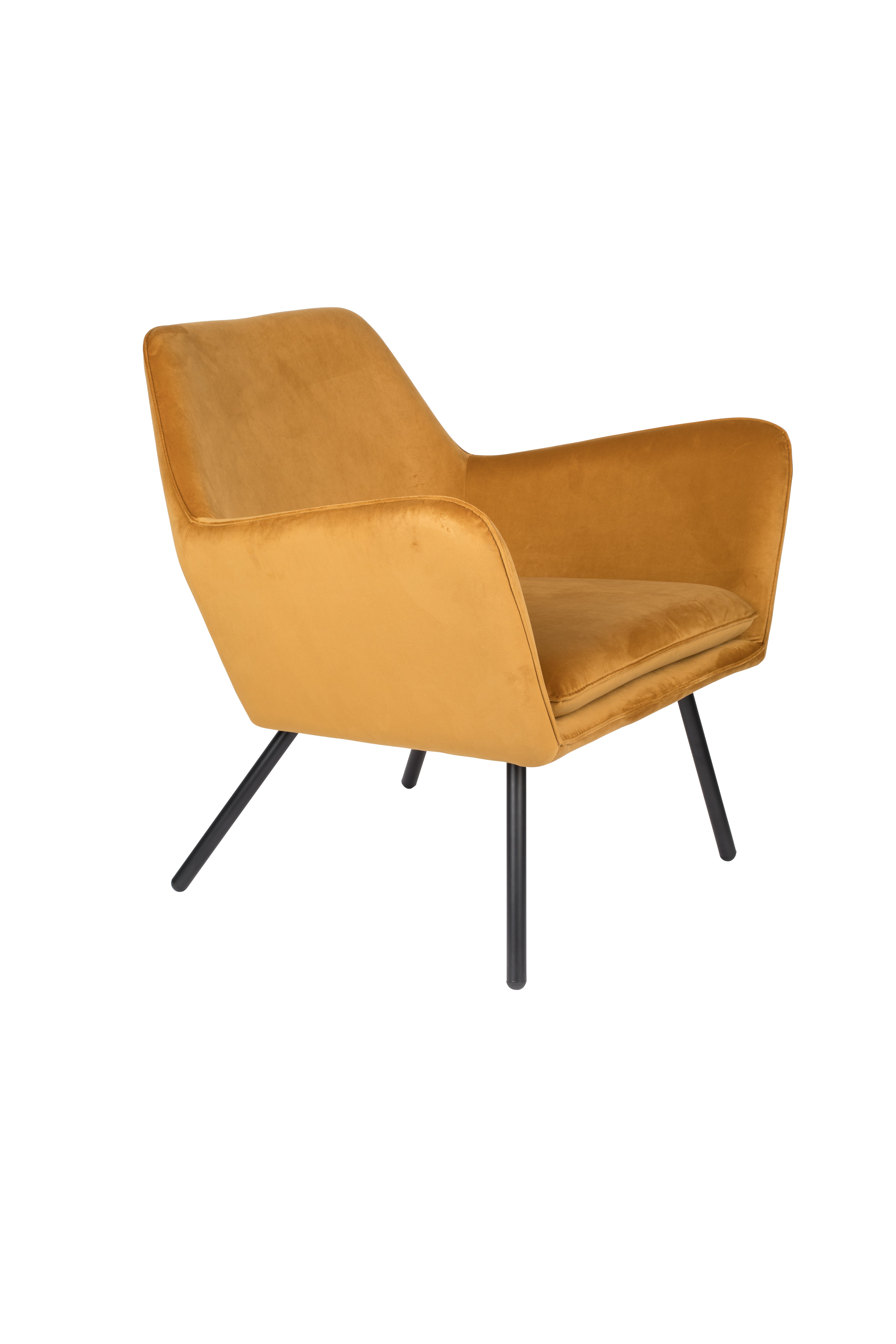 Bon Velours - Lounge Chair - Fabric - Gold