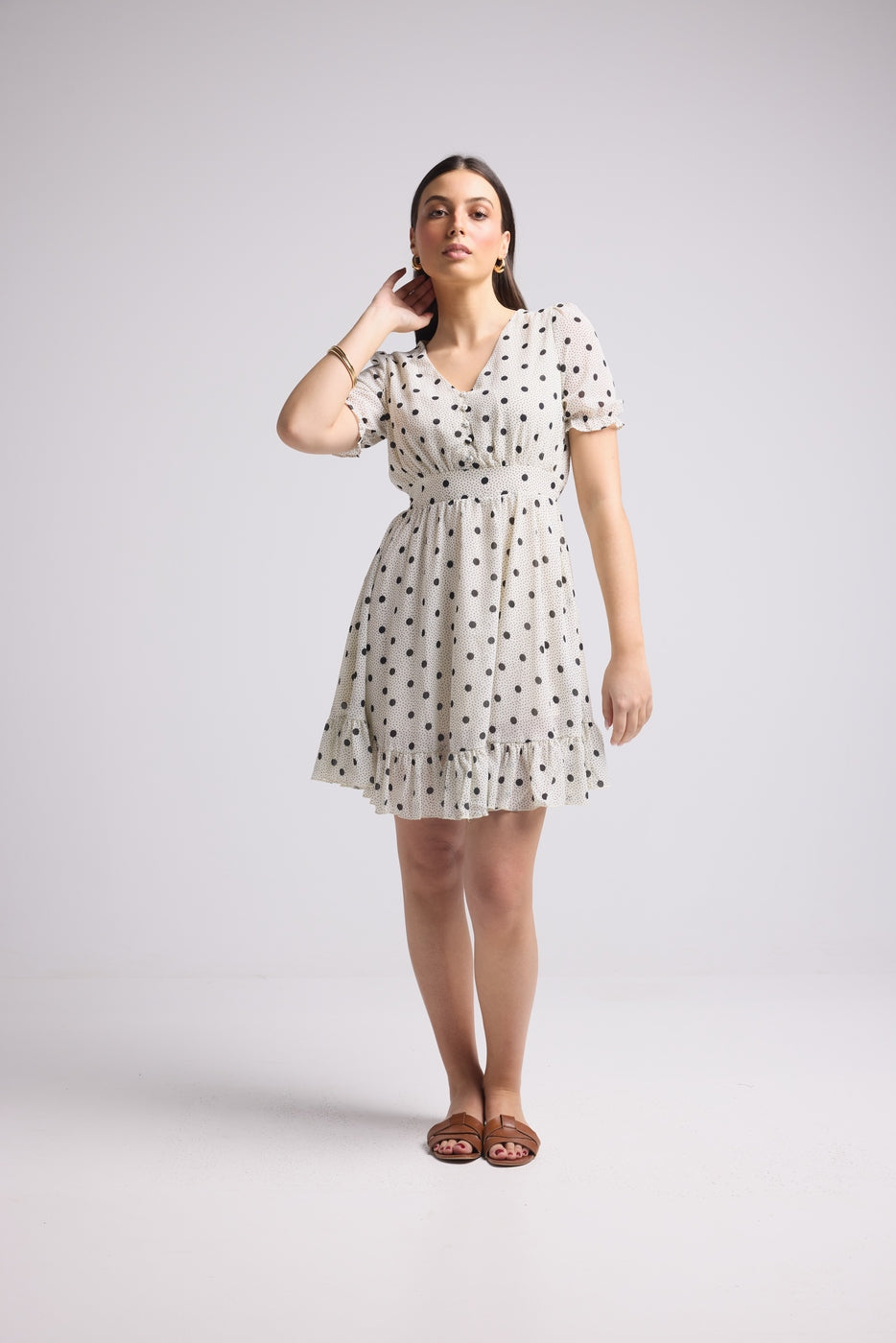 Vestido Corto - 63034 - Blanco