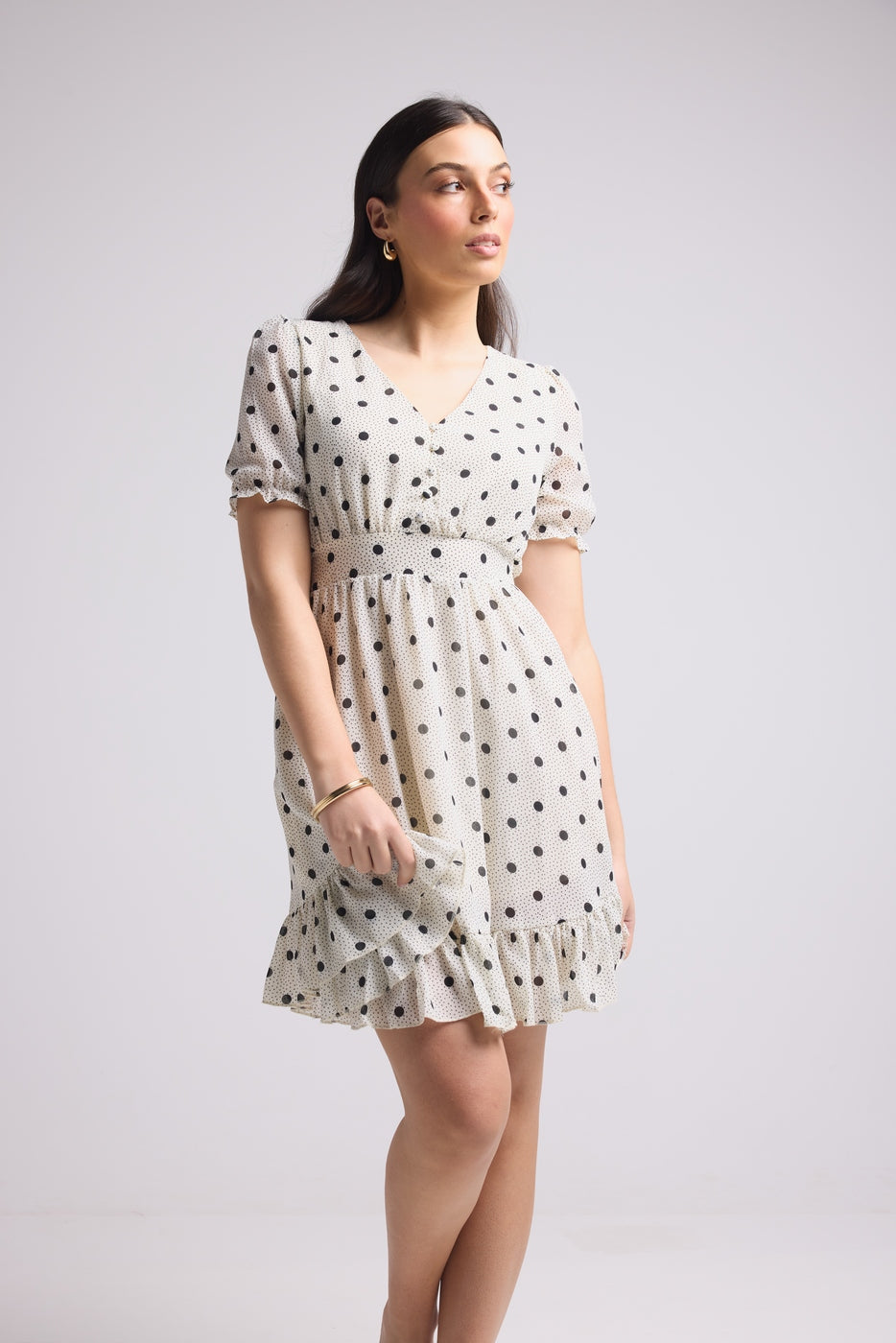 Vestido Corto - 63034 - Blanco