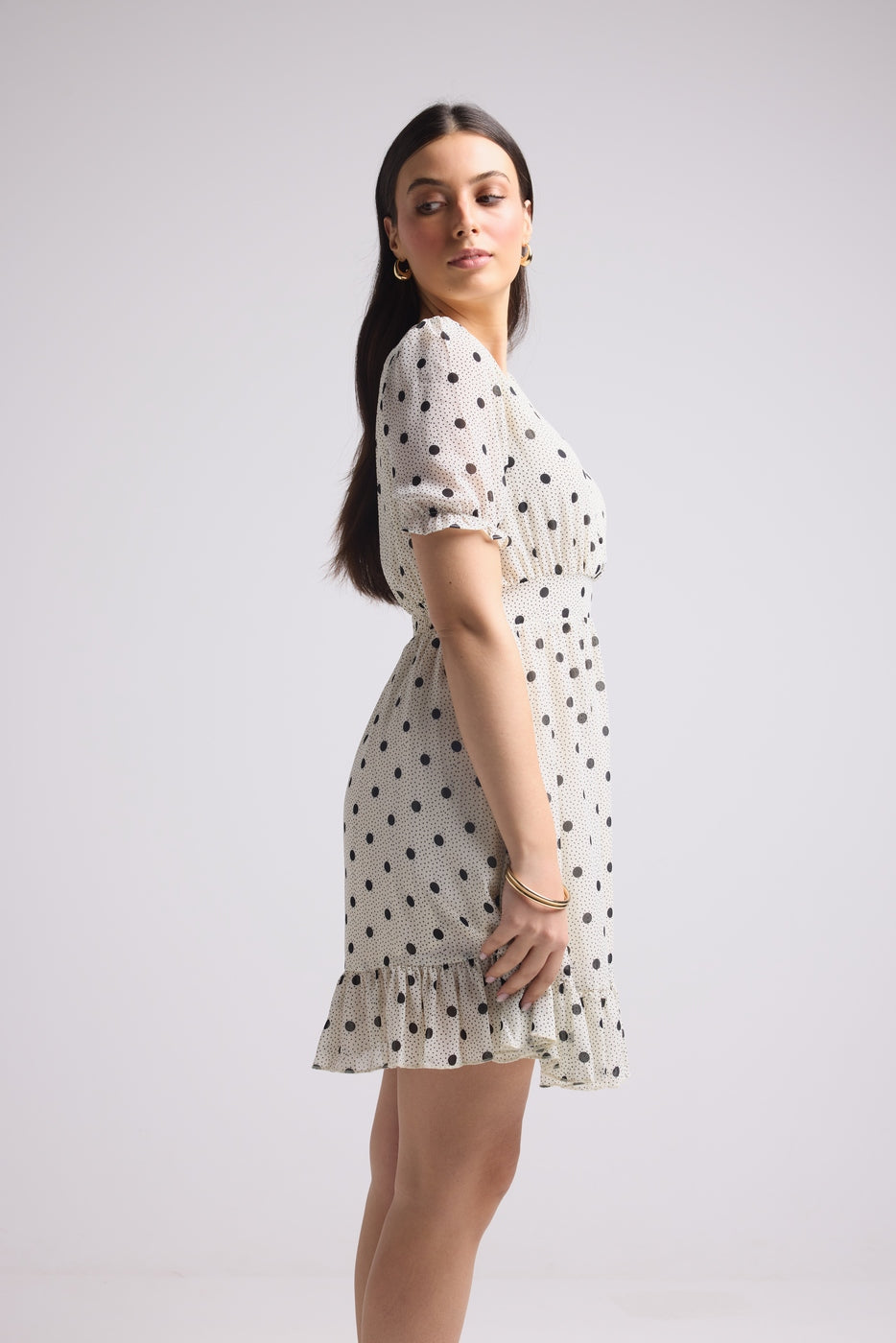 Vestido Corto - 63034 - Blanco