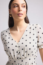 Vestido Corto - 63034 - Blanco