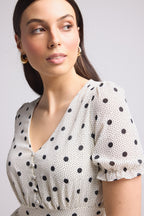 Vestido Corto - 63034 - Blanco