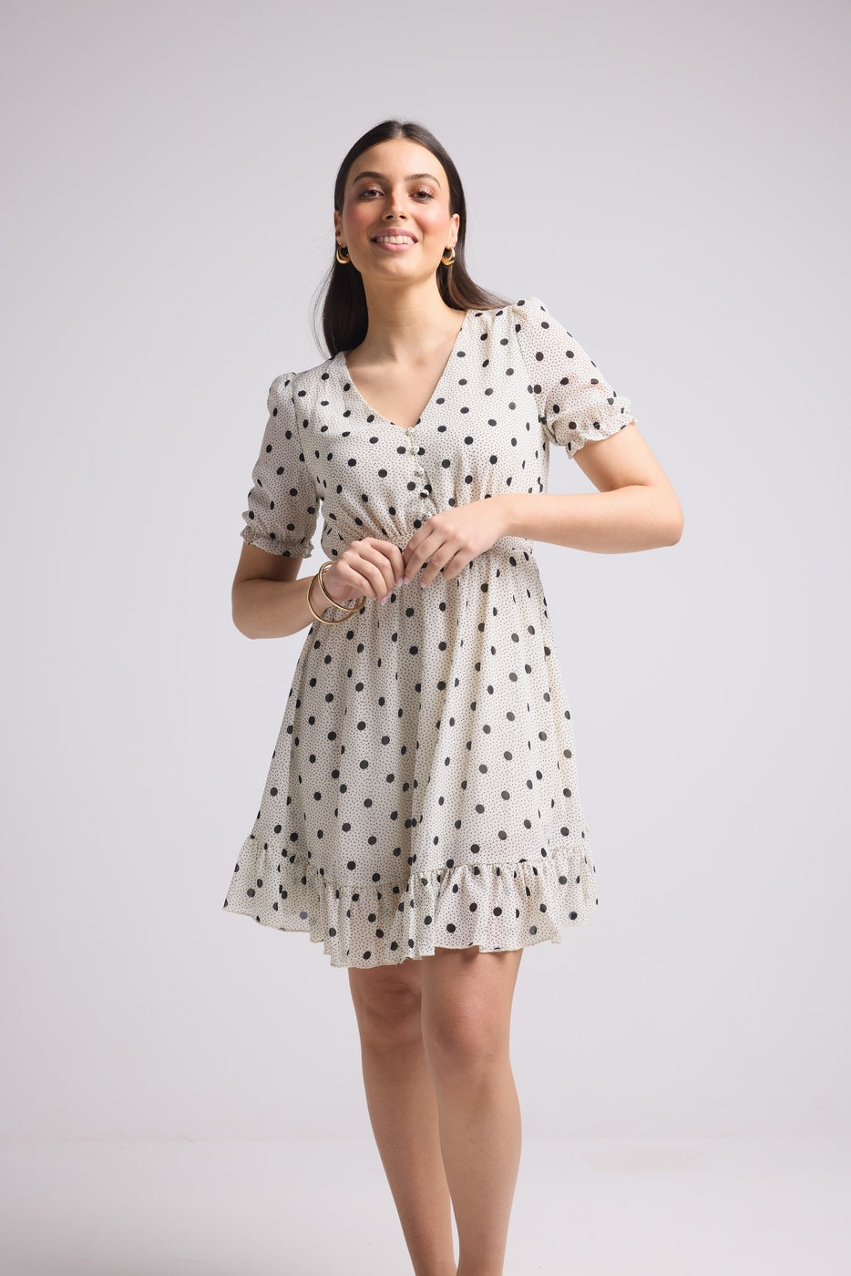 Vestido Corto - 63034 - Blanco