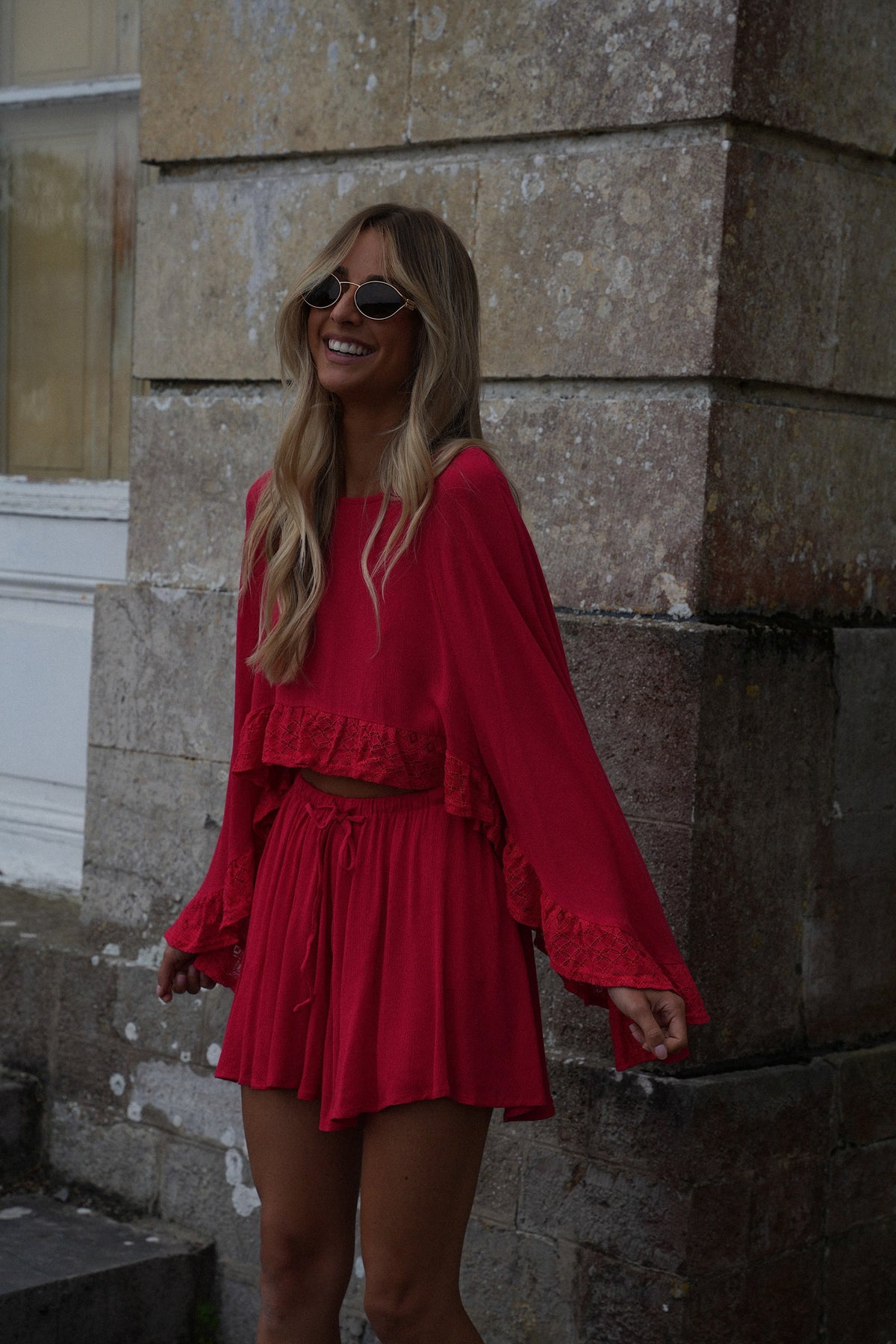 Blusa Holgada Alisa - Roja