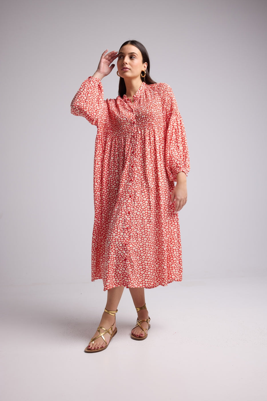 Robe Longue - 63177 - Blanche Rouge