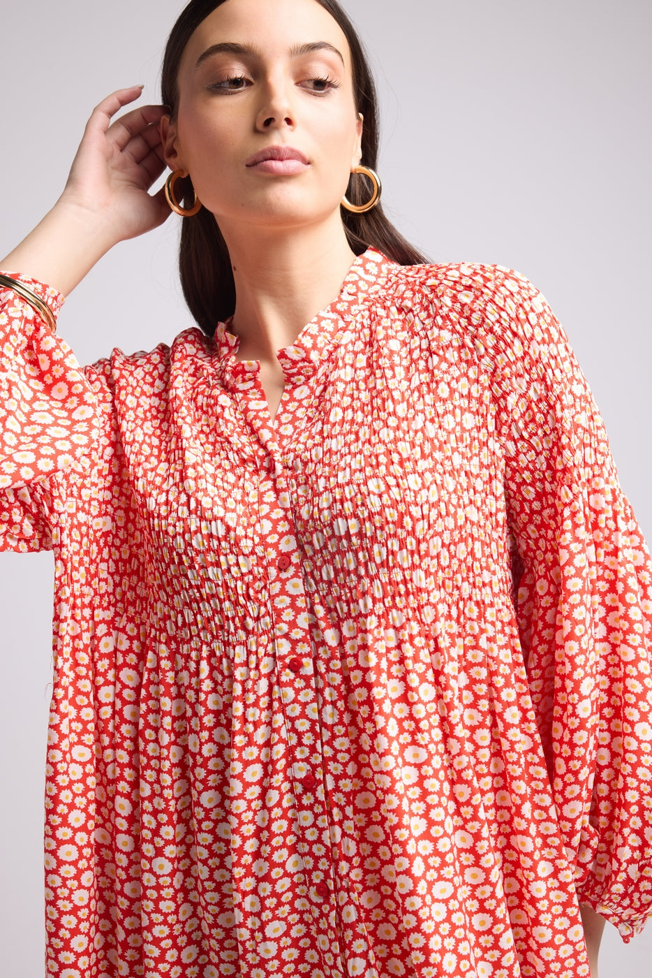 Robe Longue - 63177 - Blanche Rouge