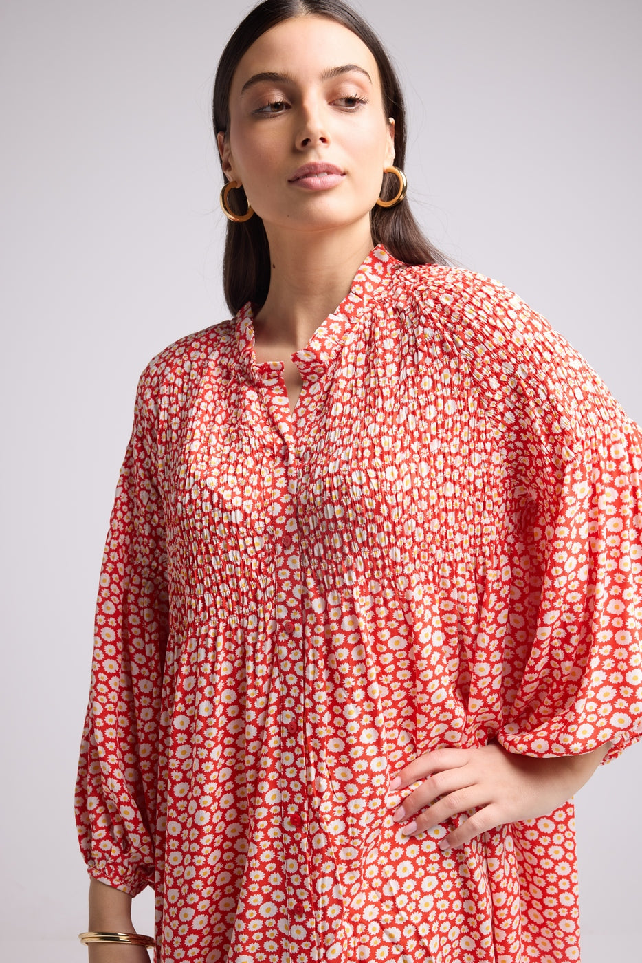 Robe Longue - 63177 - Blanche Rouge