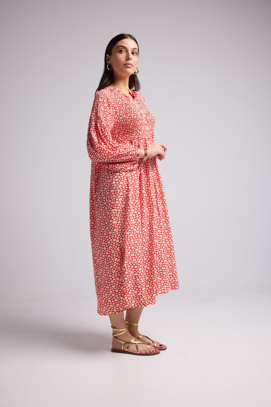 Robe Longue - 63177 - Blanche Rouge