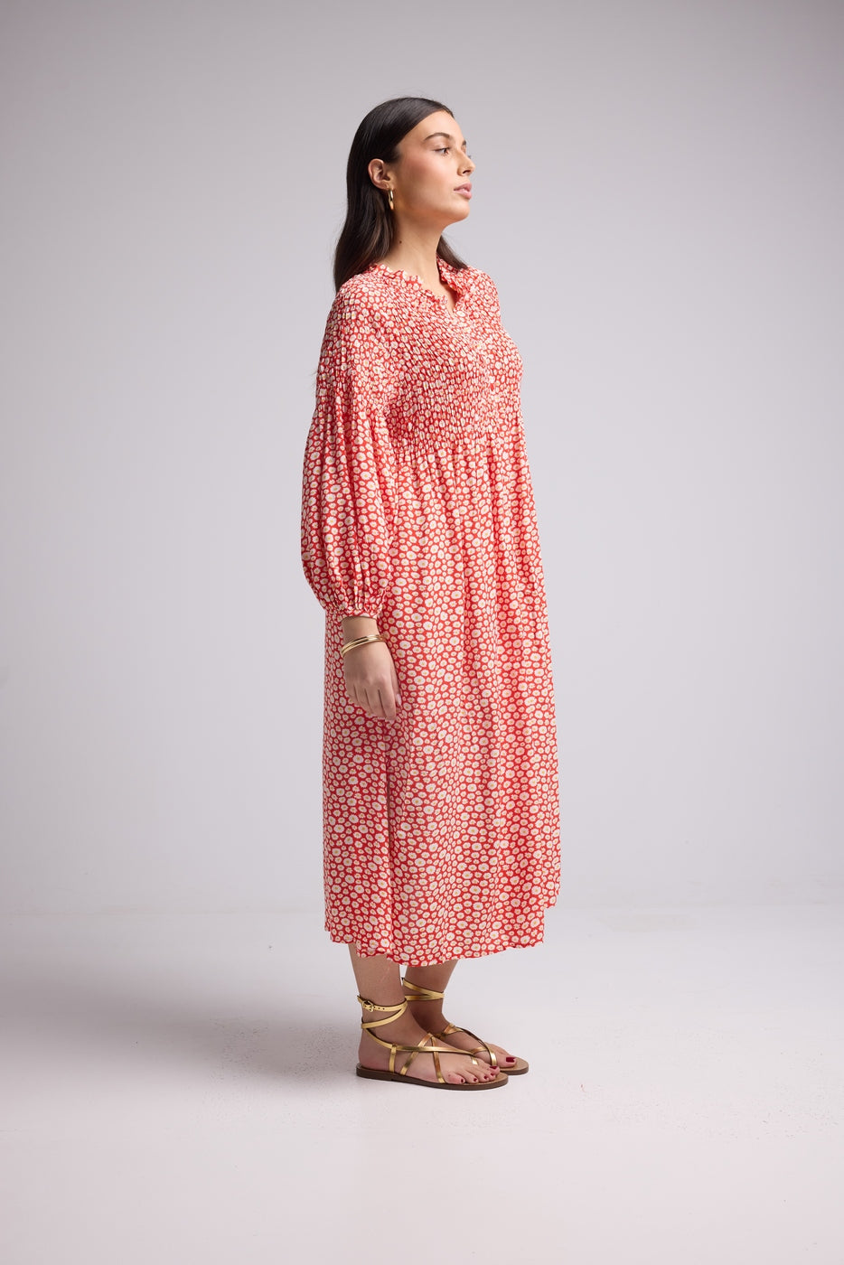 Robe Longue - 63177 - Blanche Rouge
