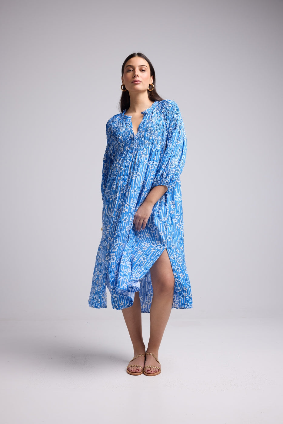 Vestido Largo - 63177 - Azul