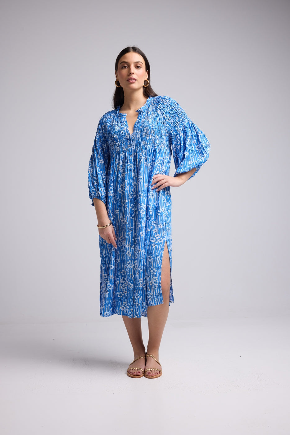 Vestido Largo - 63177 - Azul