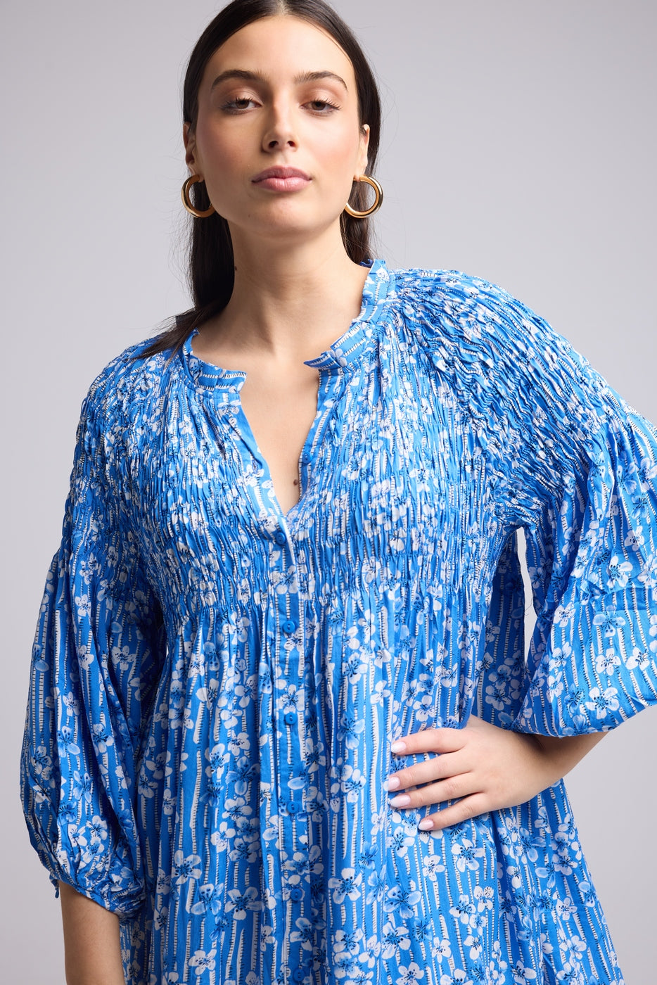 Vestido Largo - 63177 - Azul