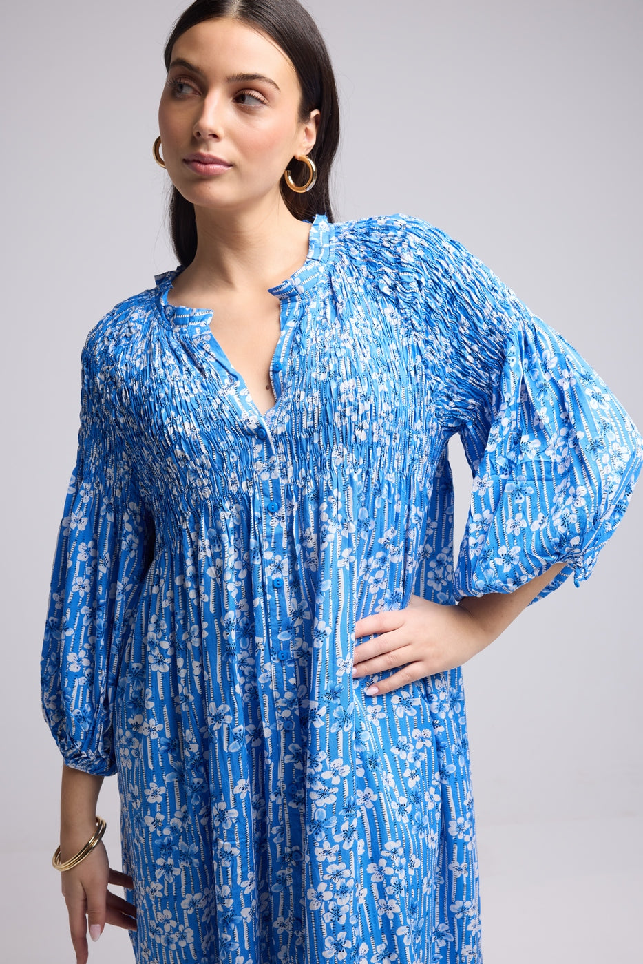 Vestido Largo - 63177 - Azul