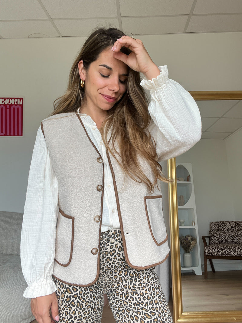 Gilet Berger Laura Beige