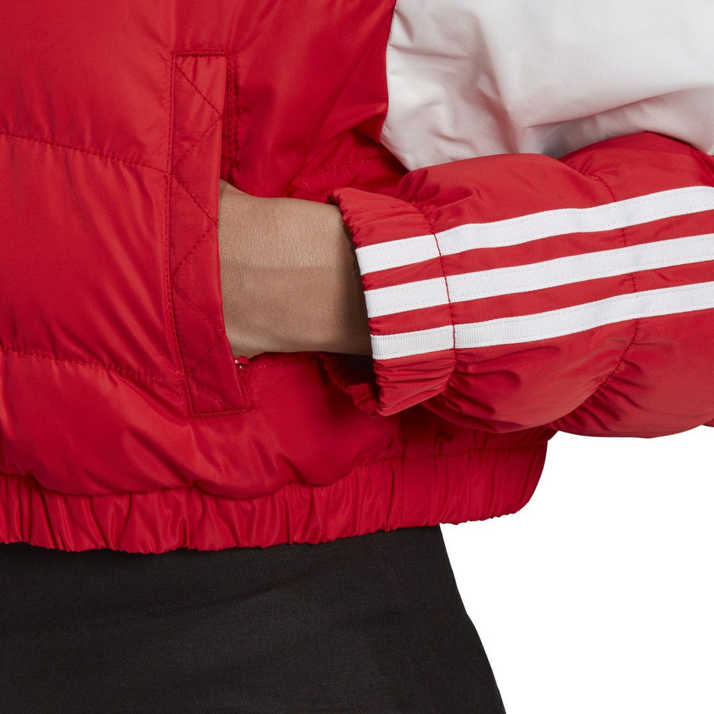 Doudoune Adidas Originals Cropped Puffer - Rouge
