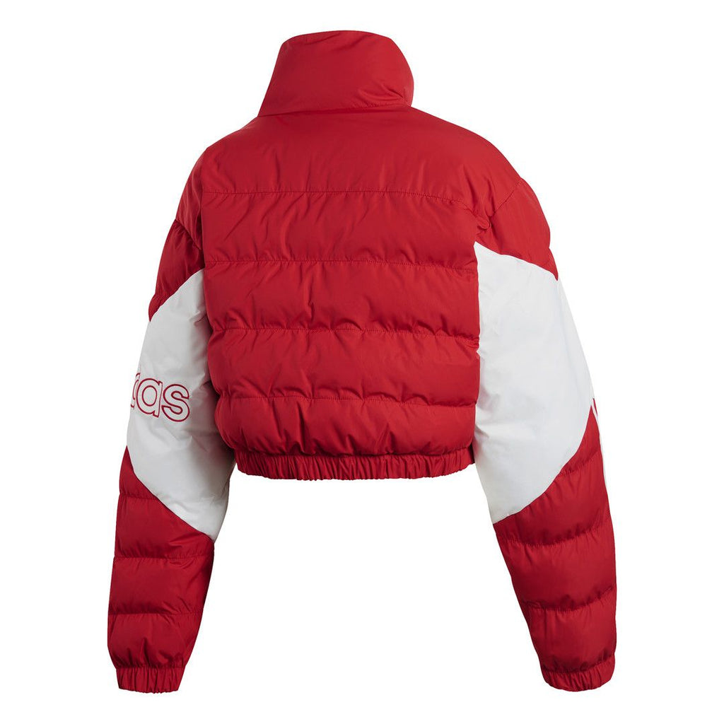 Doudoune Adidas Originals Cropped Puffer - Rouge