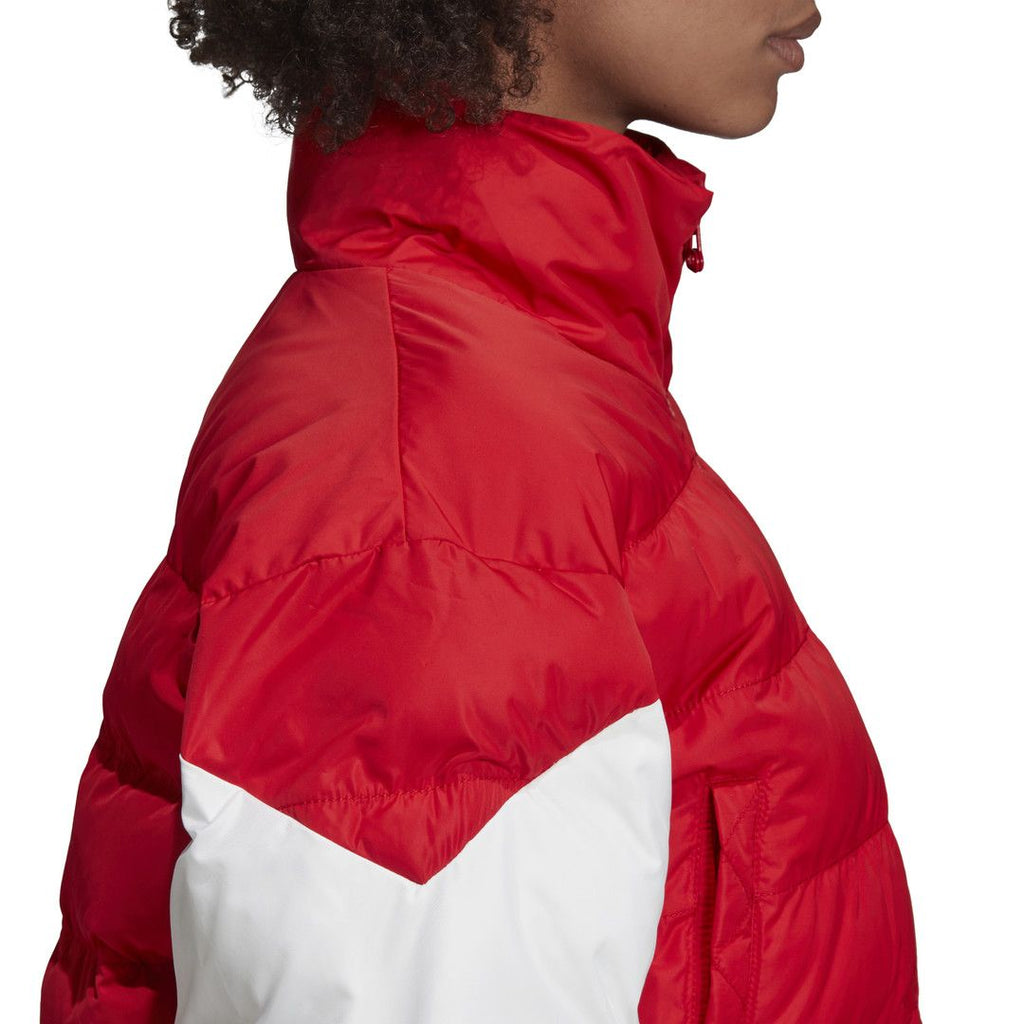 Doudoune Adidas Originals Cropped Puffer - Rouge