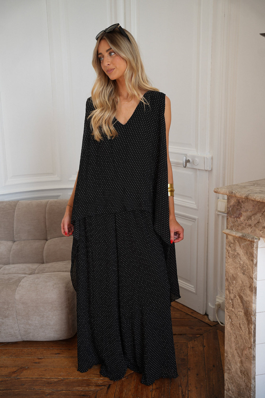 Ensemble À Pois Frany - Noir