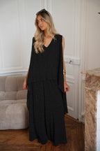 Ensemble À Pois Frany - Noir