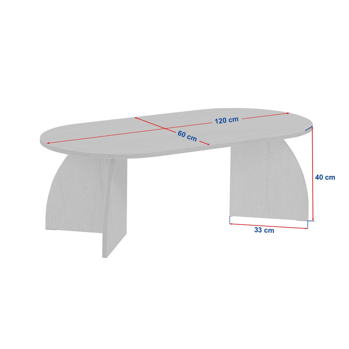 Melina - Coffee Table - Travertine