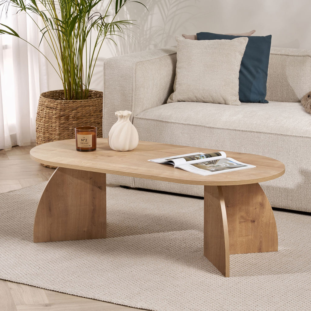 Melina - Coffee Table - Sapphire Oak