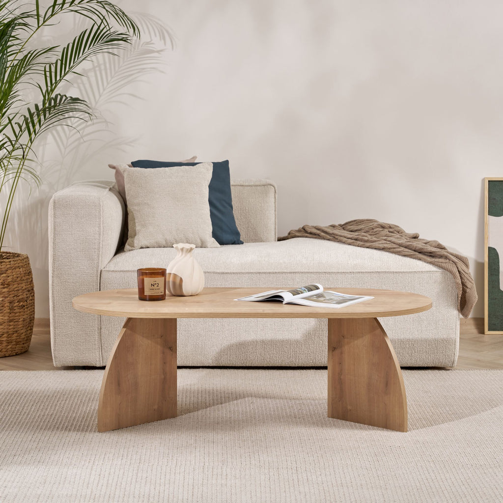 Melina - Coffee Table - Sapphire Oak