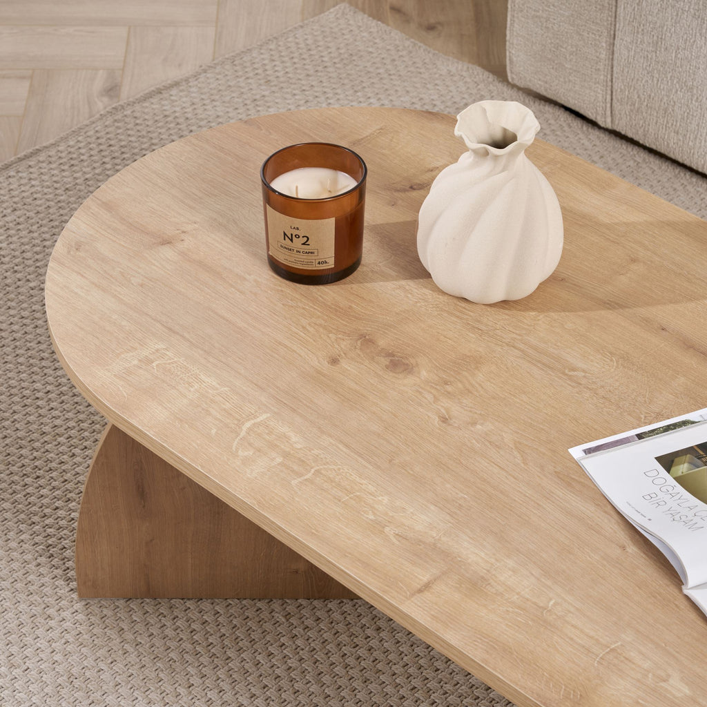 Melina - Coffee Table - Sapphire Oak