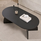 Melina - Coffee Table - Black Wood