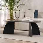 Melina - Coffee Table - Black Wood