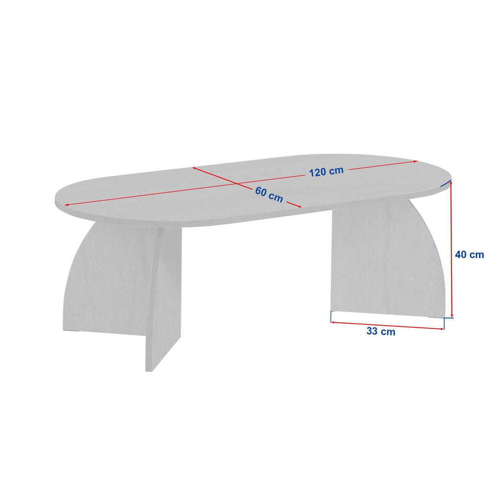 Melina - Coffee Table - Black Wood