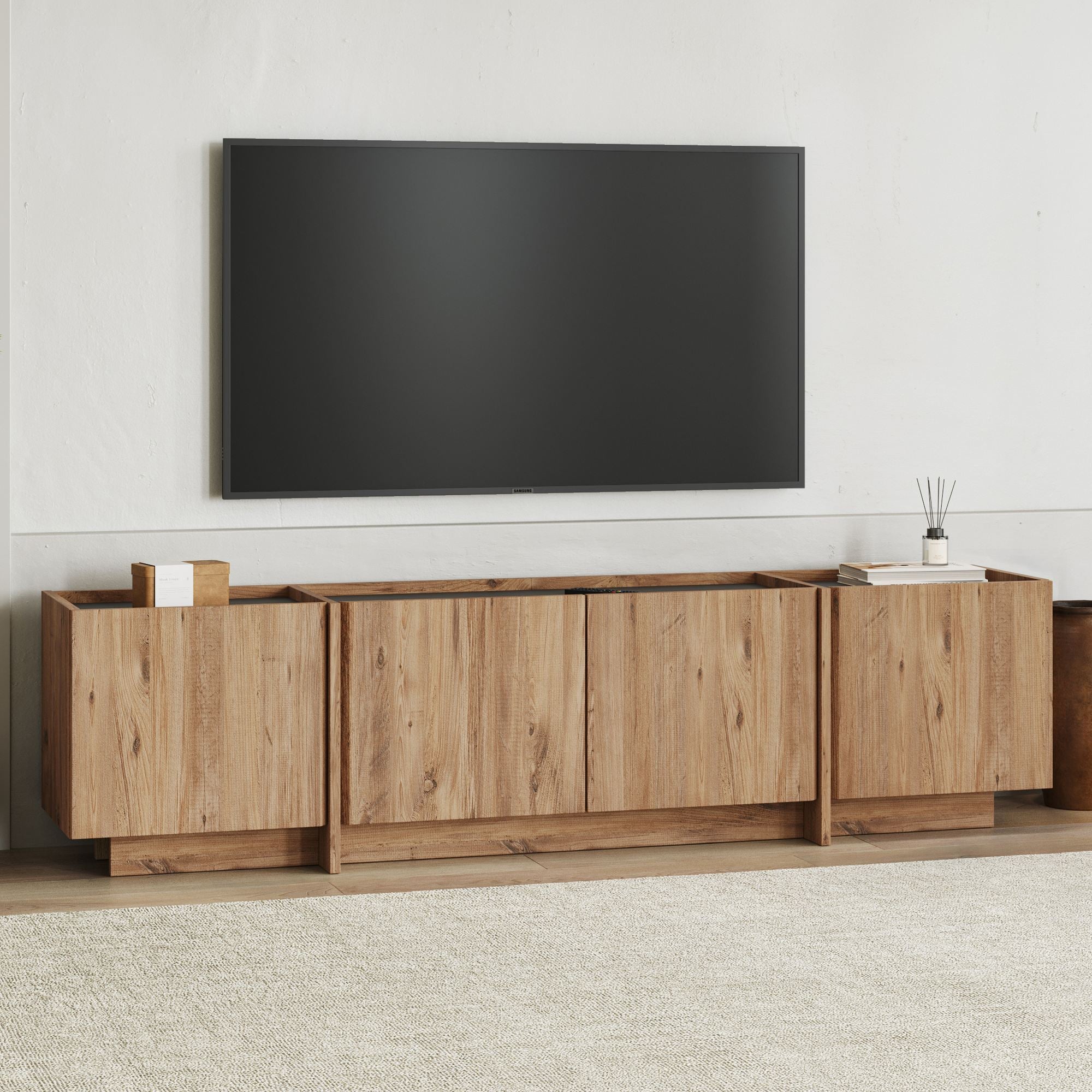 Lowen - Mueble de TV - Atlantic Pine/Anthracite