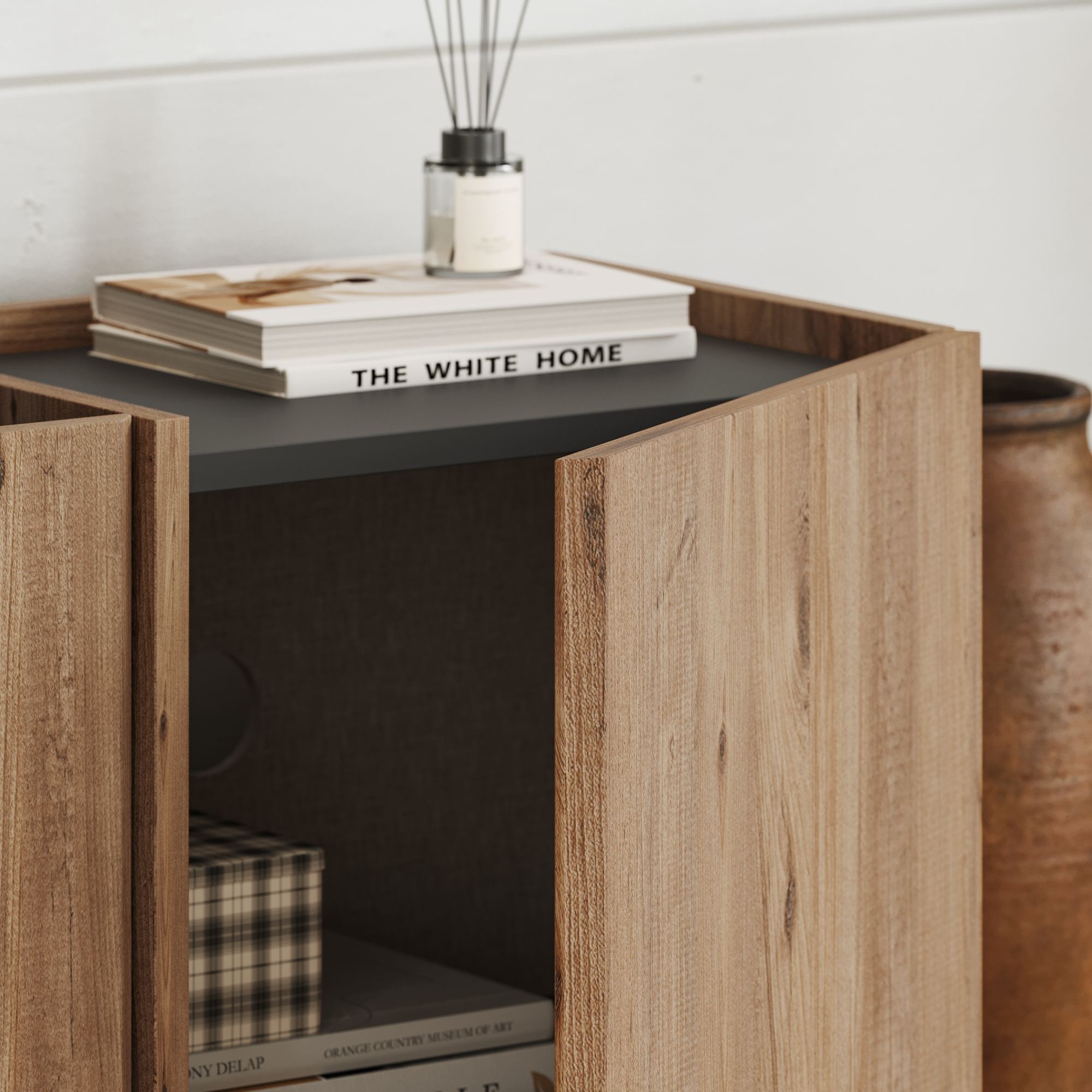 Lowen - Mueble de TV - Atlantic Pine/Anthracite