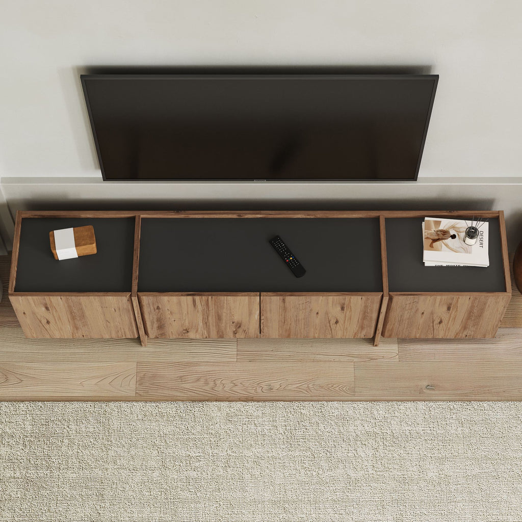 Lowen - Mueble de TV - Atlantic Pine/Anthracite
