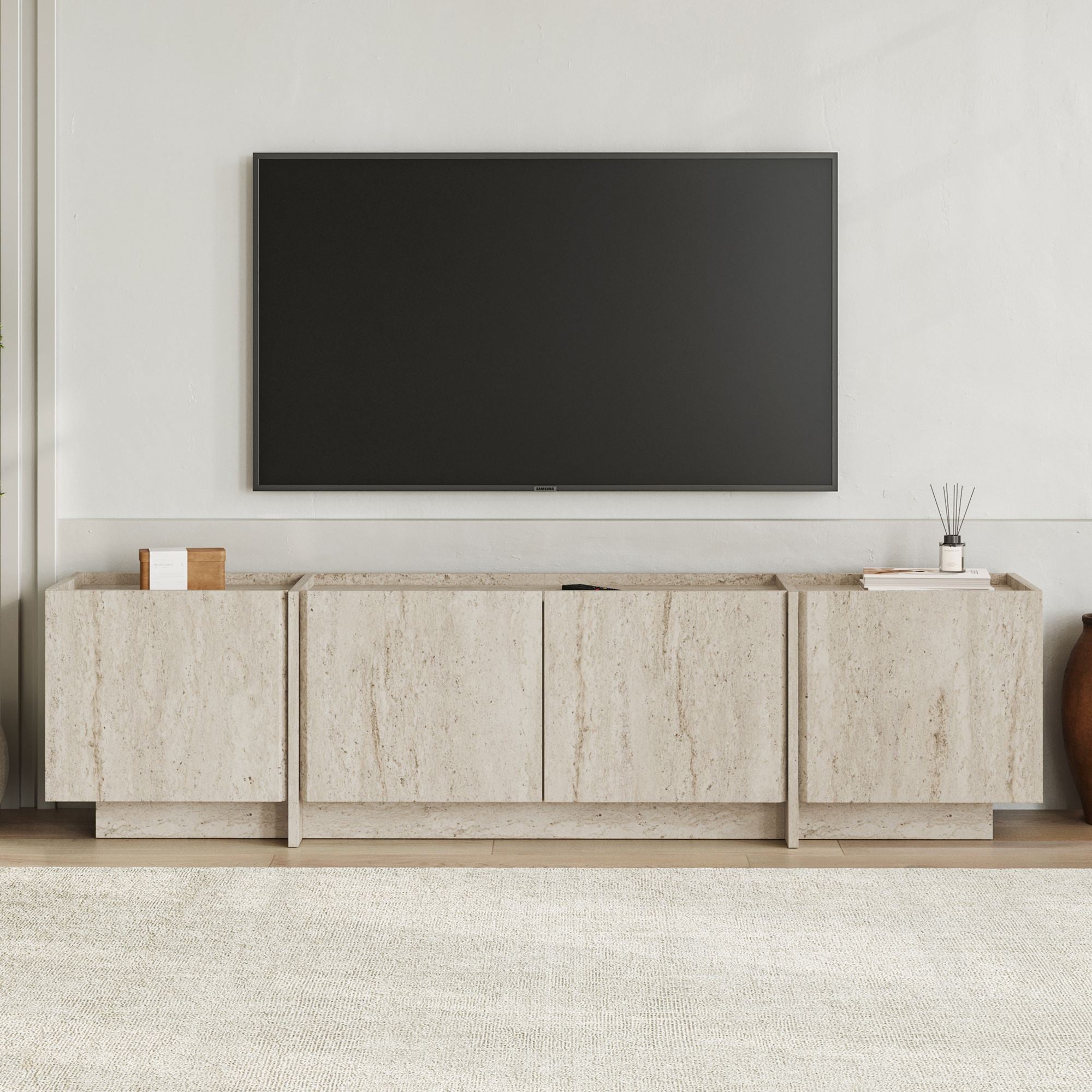 Lowen - Mueble TV - Travertine