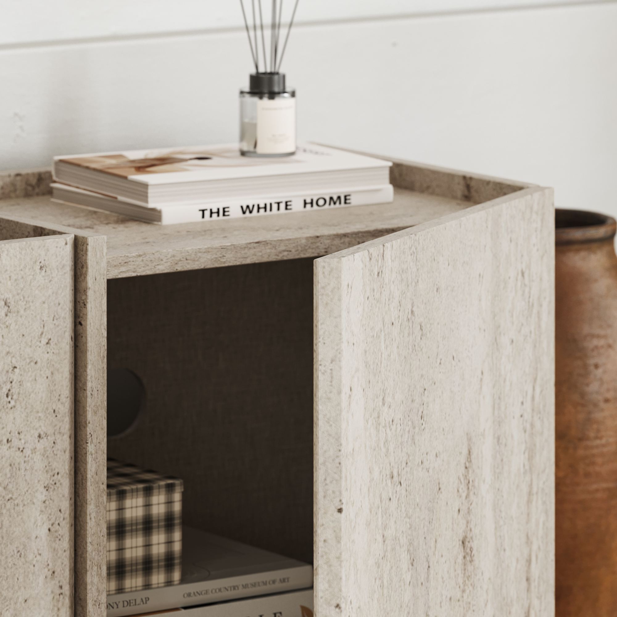 Lowen - Mueble TV - Travertine