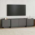 Lowen - Mueble de TV - Antracita/Negro