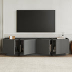 Lowen - Mueble de TV - Antracita/Negro