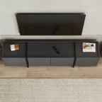 Lowen - Mueble de TV - Antracita/Negro