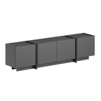 Lowen - Mueble de TV - Antracita/Negro