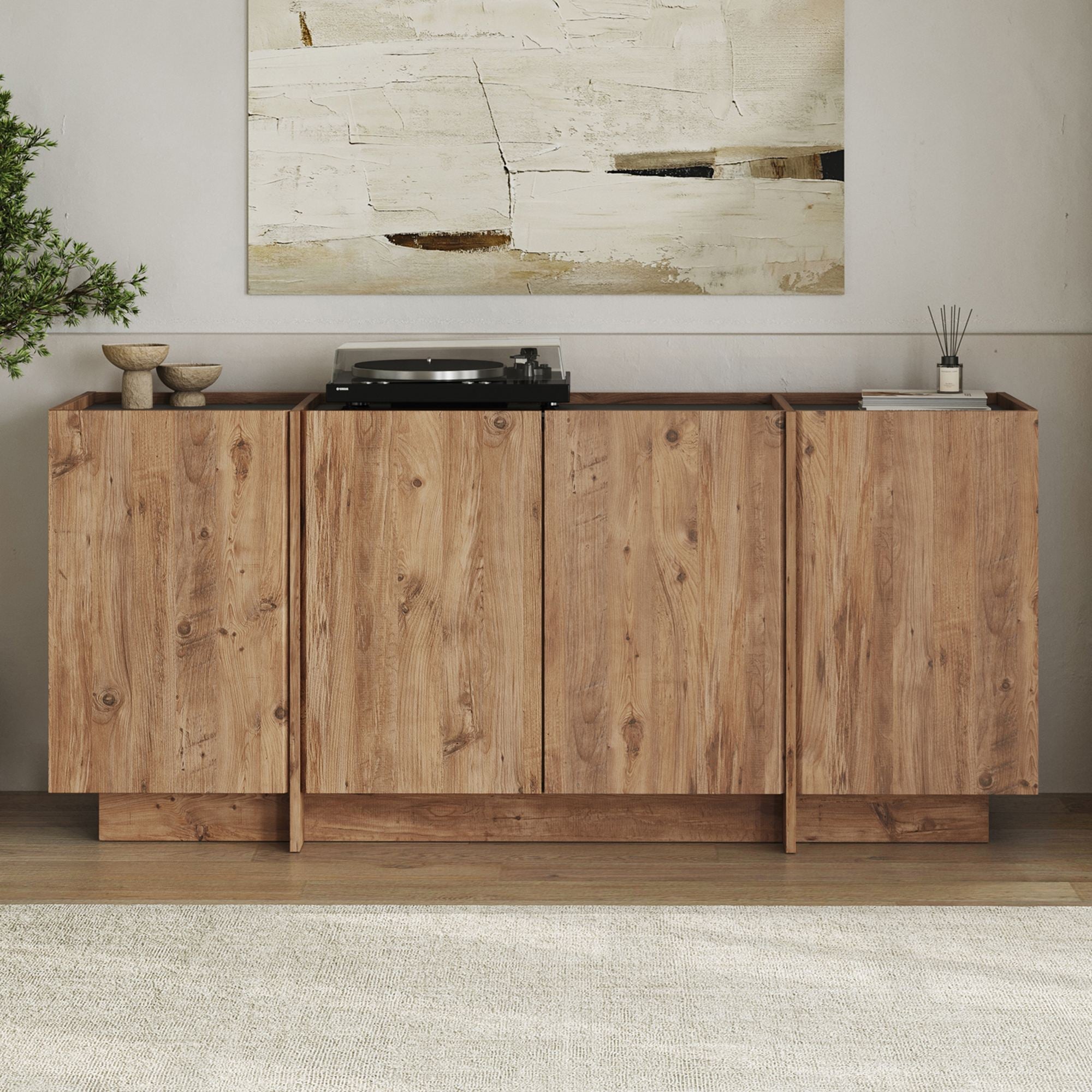 Dorma - Console Table - Atlantic Pine/Anthracite