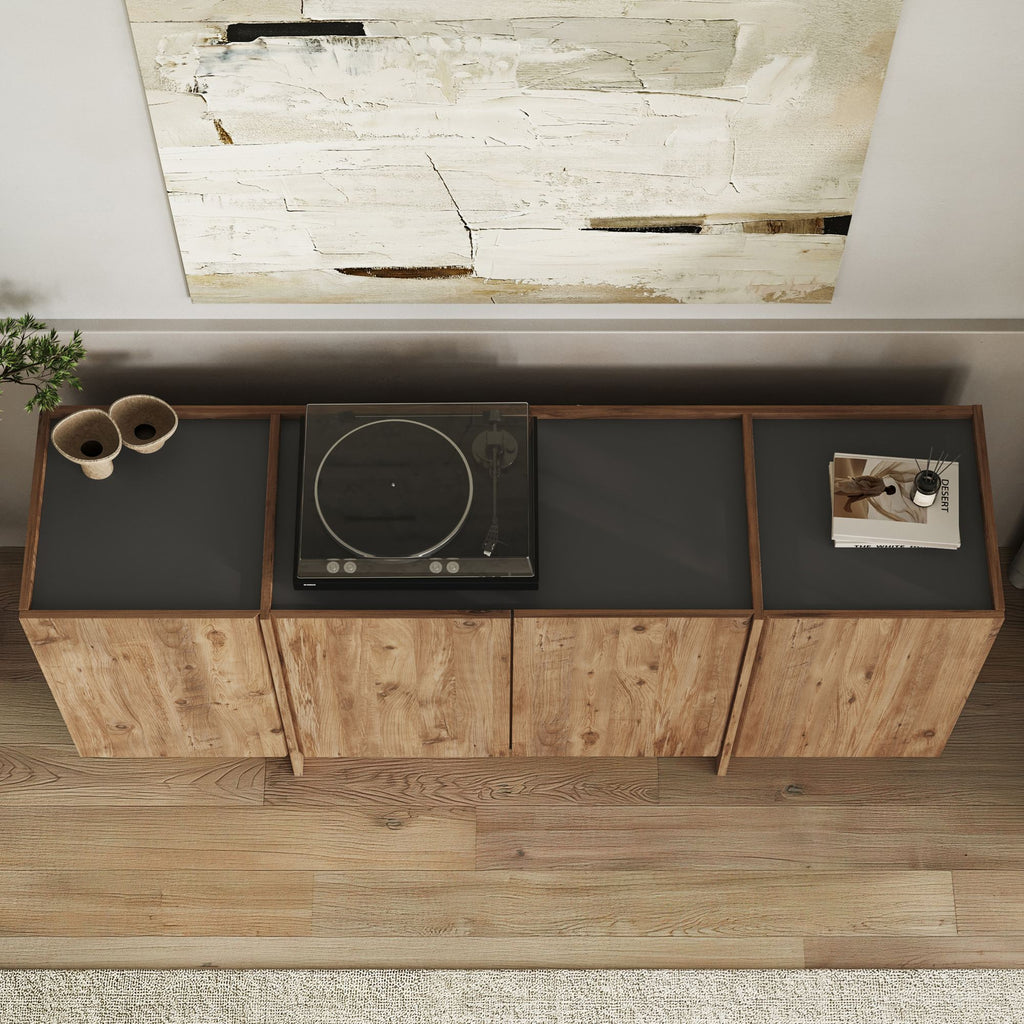 Dorma - Console Table - Atlantic Pine/Anthracite