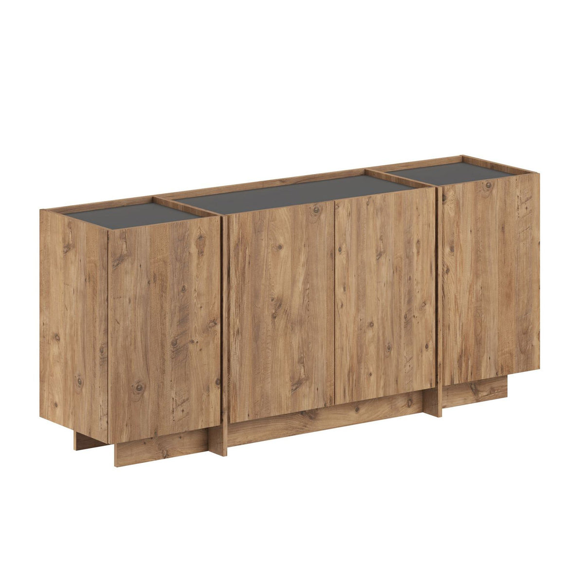 Dorma - Console Table - Atlantic Pine/Anthracite