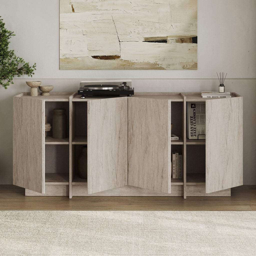 Dorma - Console Table - Travertine