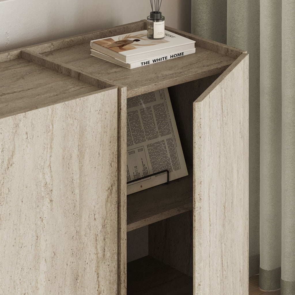 Dorma - Console Table - Travertine