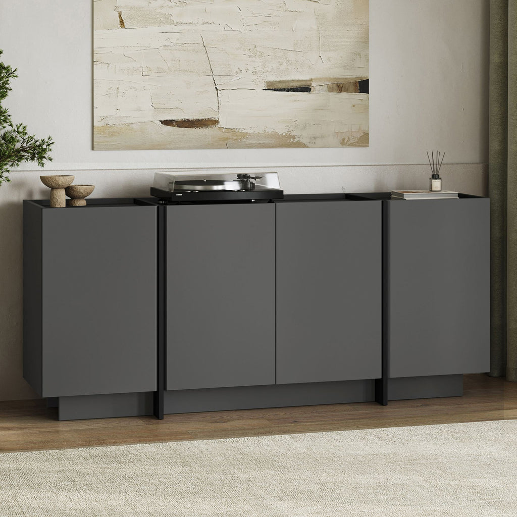 Dorma - Console Table - Anthracite/Black